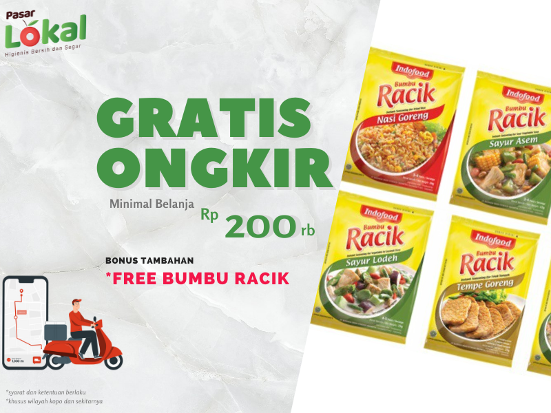 Gratis Bumbu Racik Min 200rb